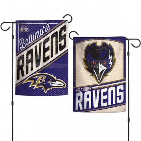 Baltimore Ravens Retro Licensed NFL Garden Flag