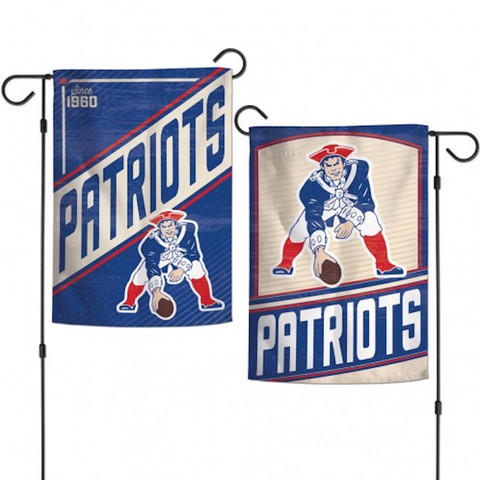 New England Patriots Retro Licensed NFL Garden Flag