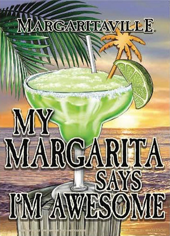 Margaritaville Cocktails Summer Garden Flag
