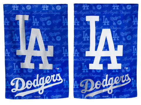 Los Angeles Dodgers Glitter Garden Flag