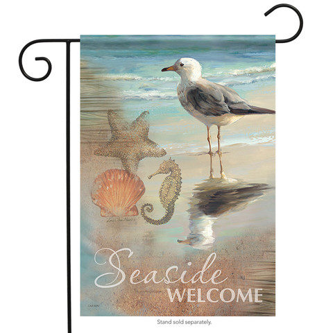 Seaside Welcome Summer Garden Flag