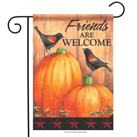 Friends are Welcome Fall Garden Flag