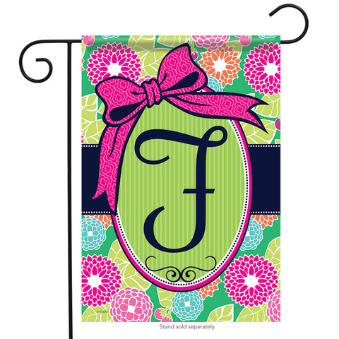 Southern Monogram F Garden Flag