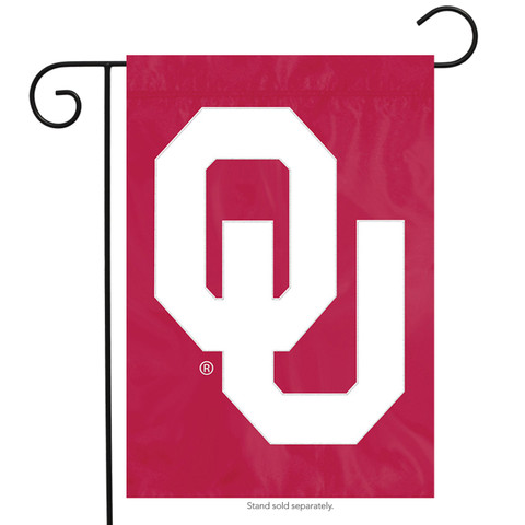 Oklahoma Sooners Applique Garden Flag