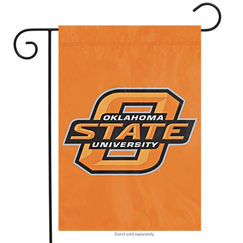 Oklahoma State University Applique Garden Flag
