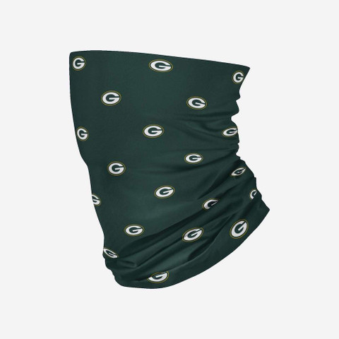 Green Bay Packers Mini Print Gaiter Scarf