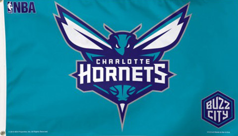 Charlotte Hornets NBA Deluxe Grommet Flag