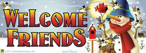 Winter Feast Welcome Mailbox / Door Magnet