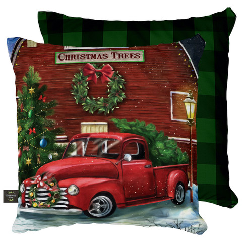 Christmas Tree Farm Decorative Pillow