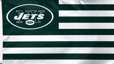 New York Jets NFL Deluxe Grommet Flag