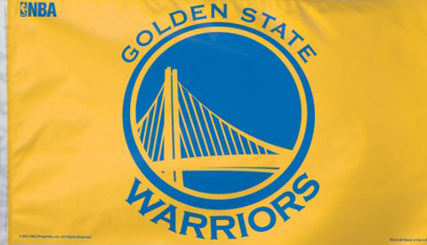 Golden State Warriors NBA Grommet Flag