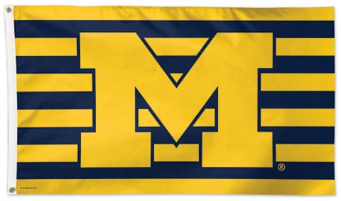 University of Michigan Stars & Stripes Deluxe Grommet Flag