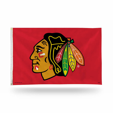 Chicago Blackhawks NHL Grommet Flag