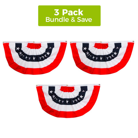 Patriotic Bunting 72" x 36" (Set of 3)