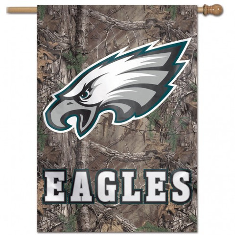 Philadelphia Eagles Camo Vertical Flag