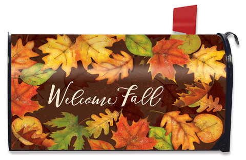 Leaf Toss Fall Large / Oversized Mailbox Cover