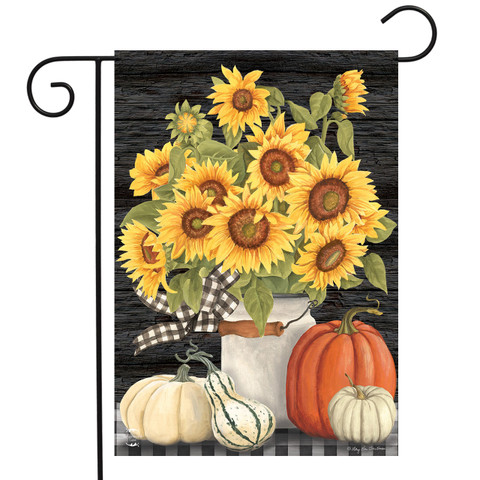 Fall's Glory Floral Garden Flag