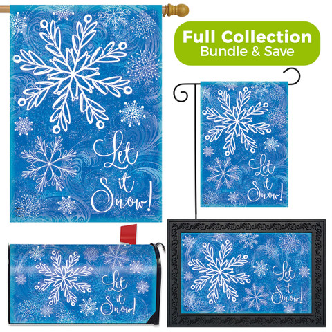Glistening Snowflakes Winter Design Collection