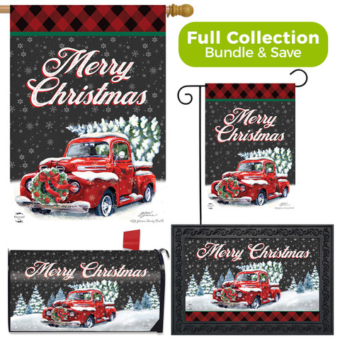 Merry Christmas Pickup Design Collection