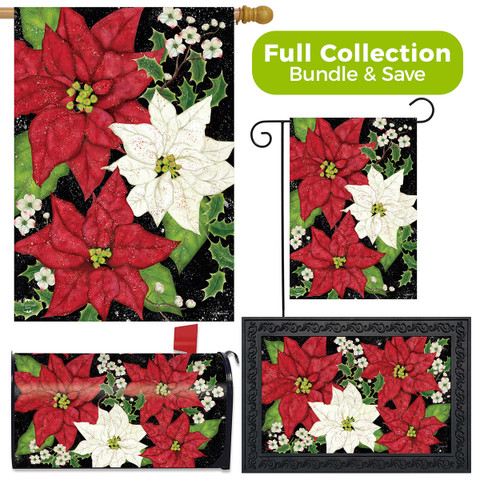 Festive Poinsettias Christmas Design Collection