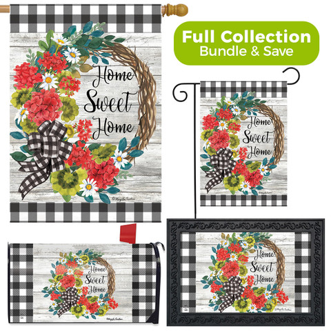 Geranium Wreath Summer Design Collection