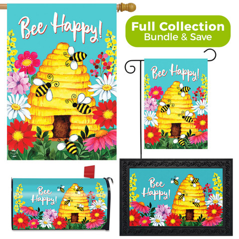 Bee Happy Hive Spring Design Collection