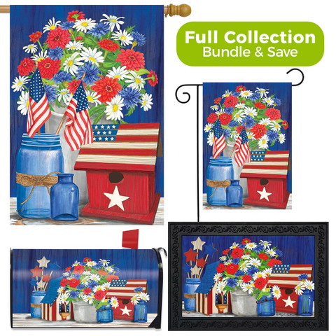 Red White and Blue Patriotic Design Collection