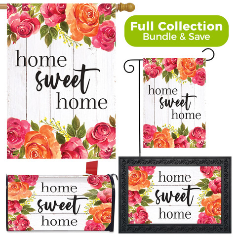 Farmhouse Home Sweet Home Floral Design Collection