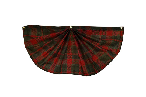Green And Red Plaid 48" x 24" Bunting