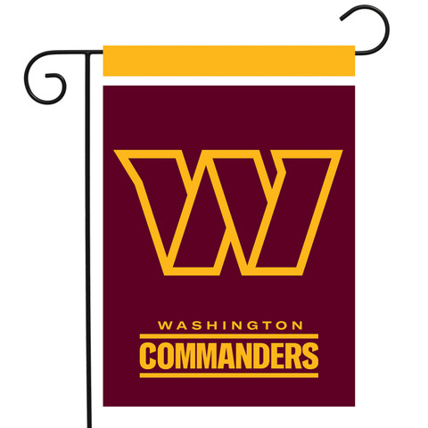 Briarwood Lane Washington Commanders NFL Licensed small printed garden flag for porch and yard display.
