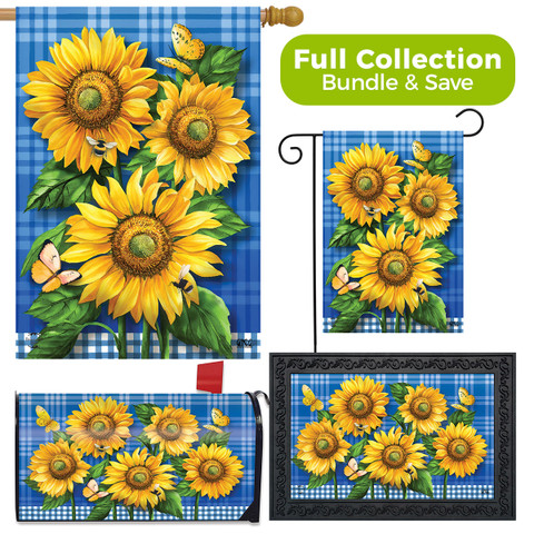 Blue Sunflowers Summer Design Collection