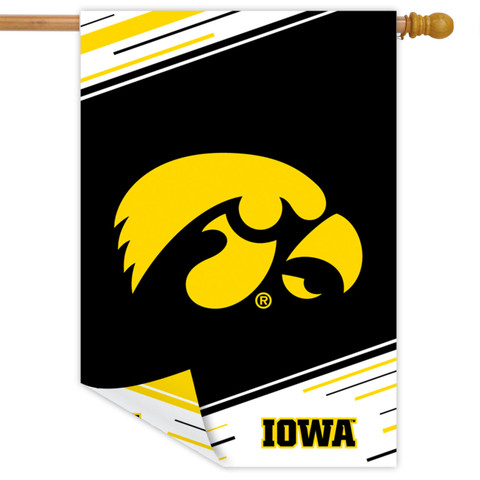 University of Iowa NCAA Licensed Double-Sided House Flag