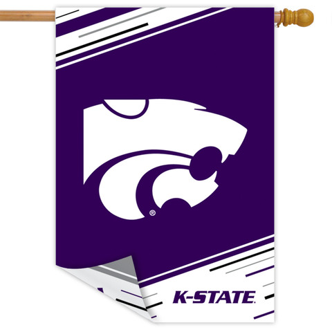 Kansas State University NCAA Licensed Double-Sided House Flag