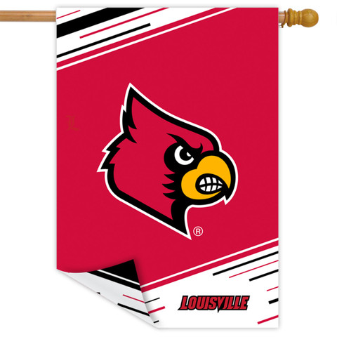 University of Louisville NCAA Licensed Double-Sided House Flag