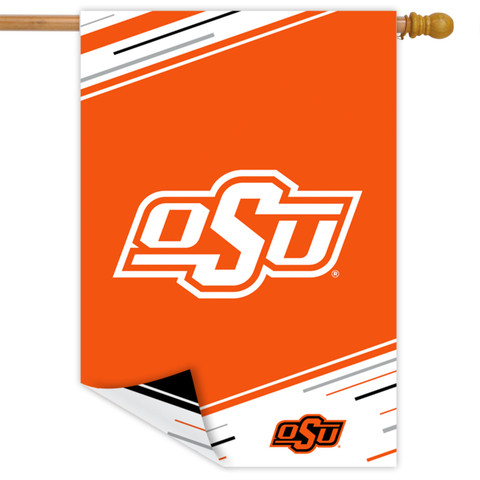 Oklahoma State University NCAA Licensed Double-Sided House Flag