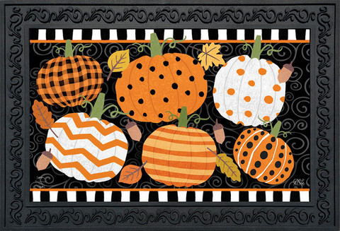 Fall Celebration Pumpkins Doormat