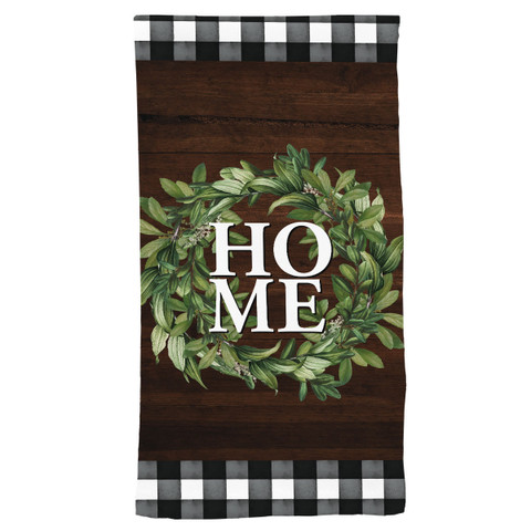 Farmhouse Wreath Hand Towel