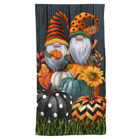 Fall Gnomes Hand Towel