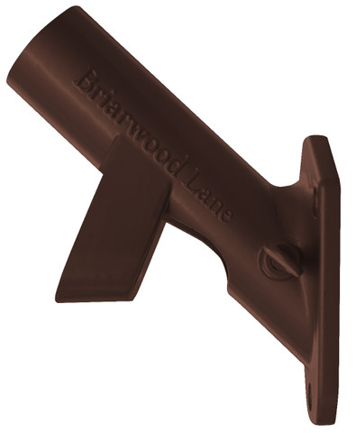 Briarwood Lane bronze decorative flag pole bracket for house flags hardware.