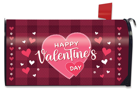 Happy Valentine's Day Mailbox Cover