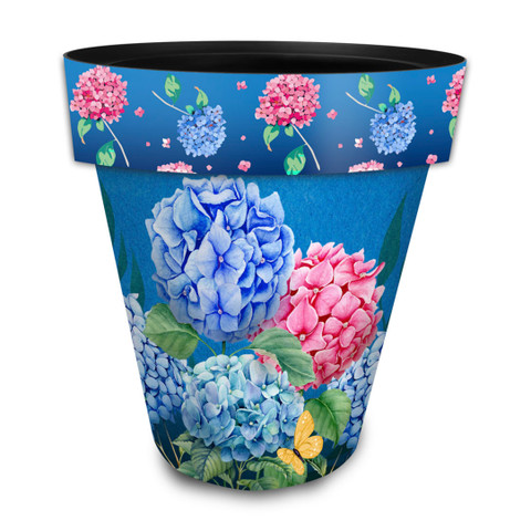 Colorful Hydrangeas Planter