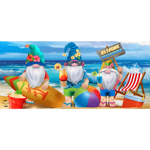 Summer Gnomes Mini Mat