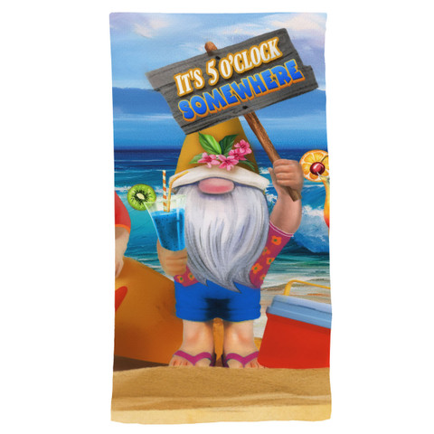 Summer Gnomes Hand Towel