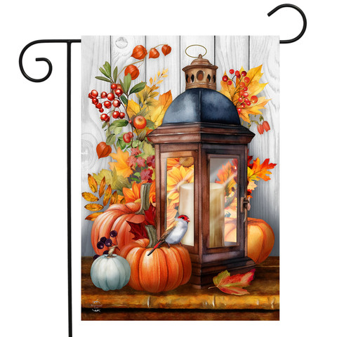 Autumn Lantern Garden Flag