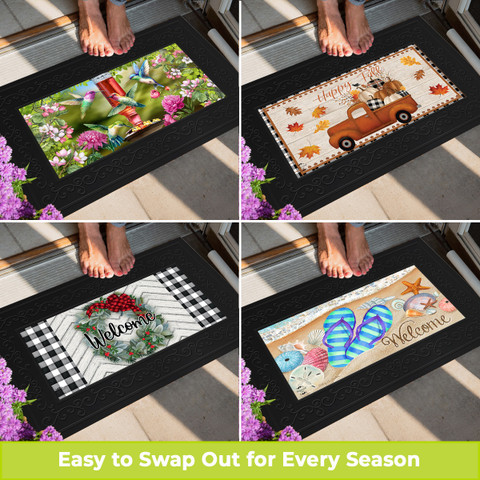 Seasonal Mini Mat Bundle C - Set of 4 Mini Mats + Tray Bundle (5-pack ...
