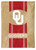 Oklahoma Sooners NCAA Burlap House Flag