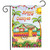 Tropical Camper Summer Garden Flag