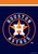 Briarwood Lane Houston Astros MLB licensed garden flag with navy blue and orange team logo.