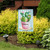 Briarwood Lane Cactus Bouquet Spring Garden Flag with colorful cacti and pink flowers on a porch.