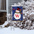 Winter Snowman Monogram Letter W Garden Flag